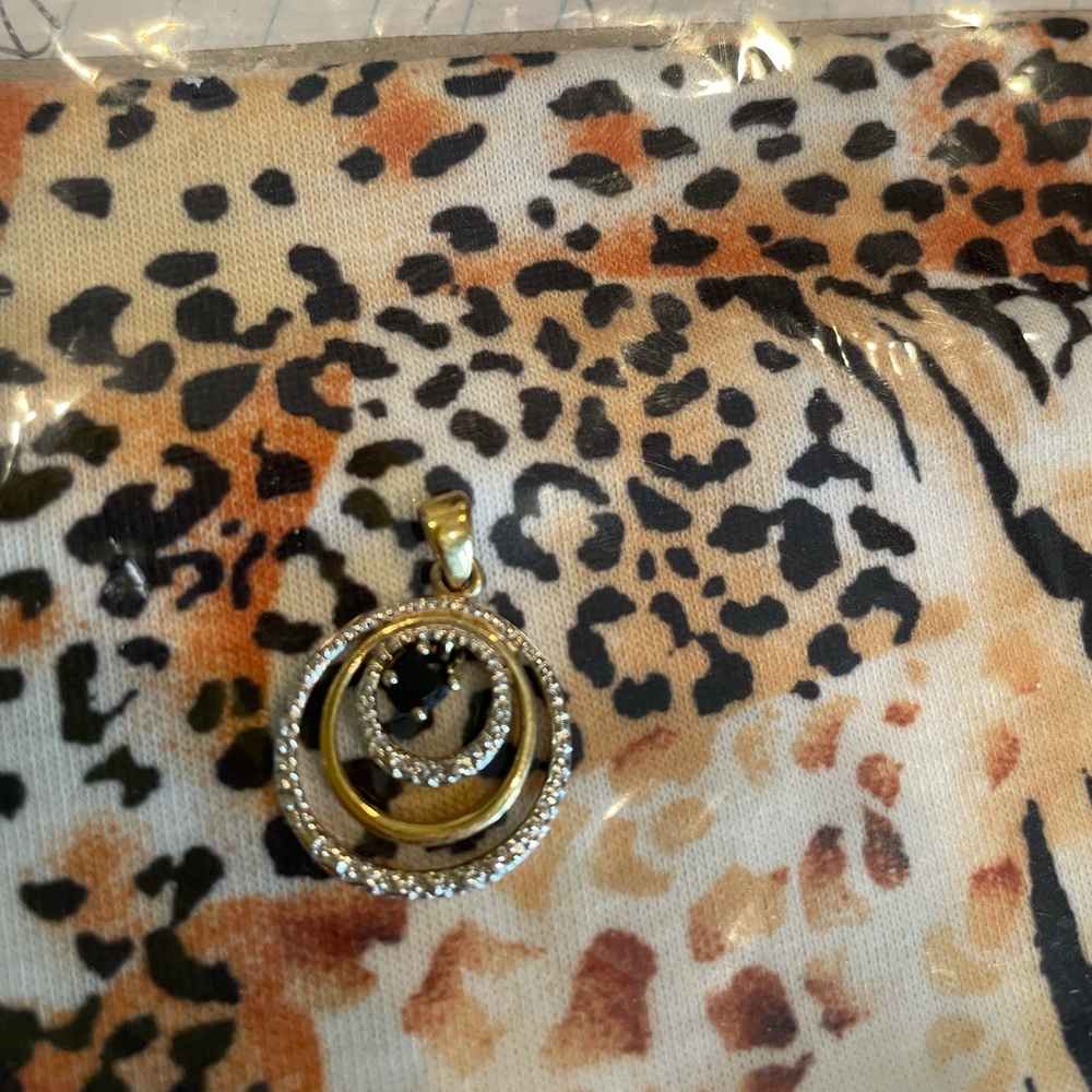 Sterling silver Sapphire pendant